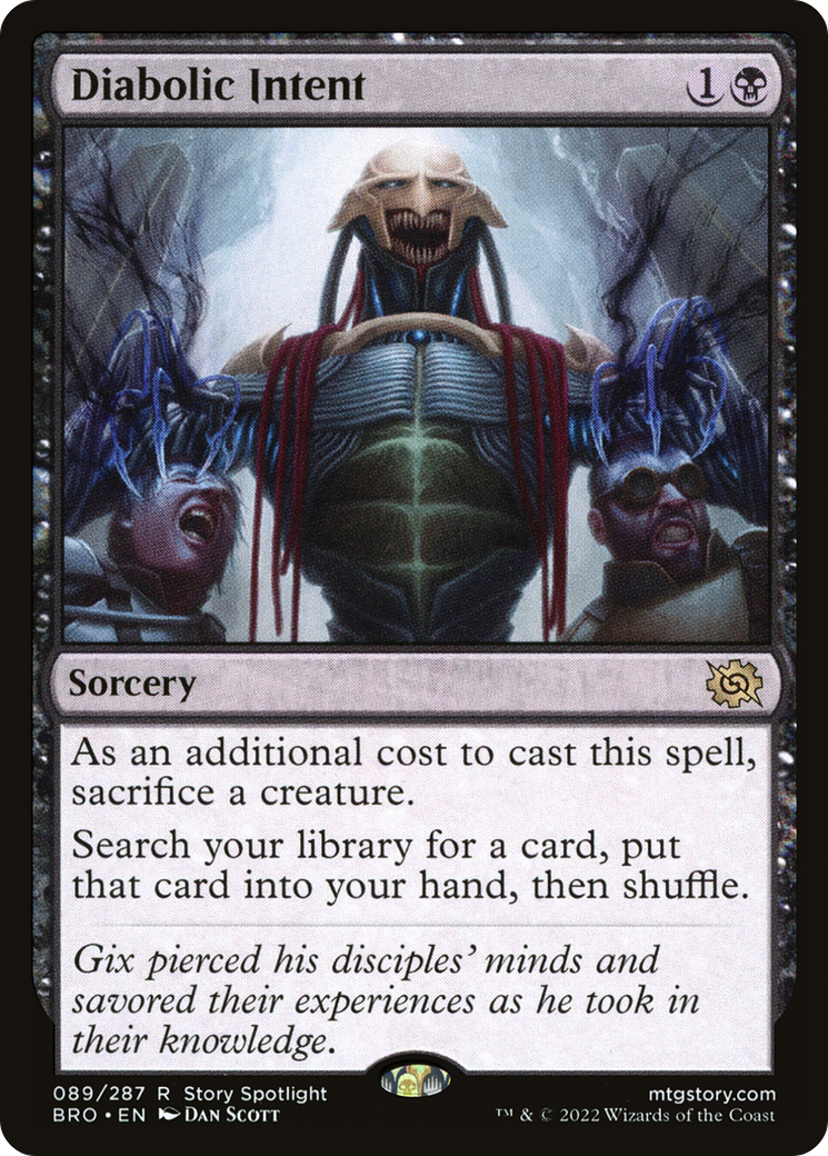 Diabolic Intent | The Brothers' War #89 [foil]