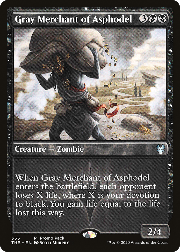 Gray Merchant of Asphodel | Theros Beyond Death #355 [foil]
