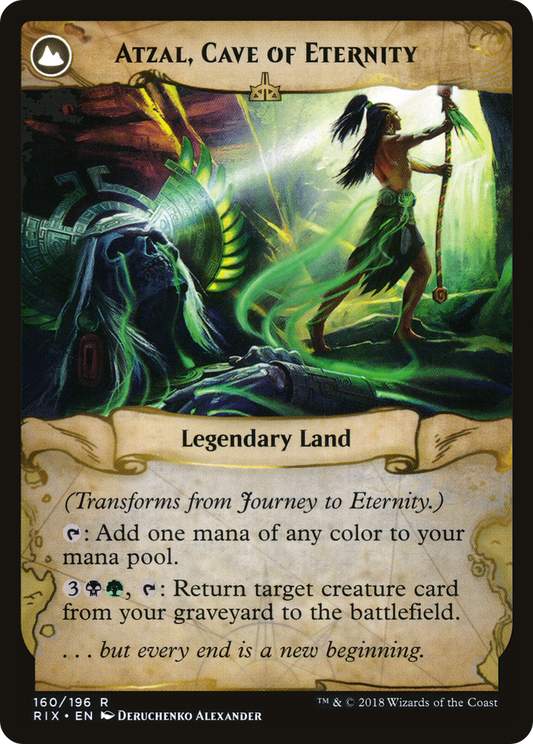 Journey to Eternity // Atzal, Cave of Eternity | Rivals of Ixalan #160