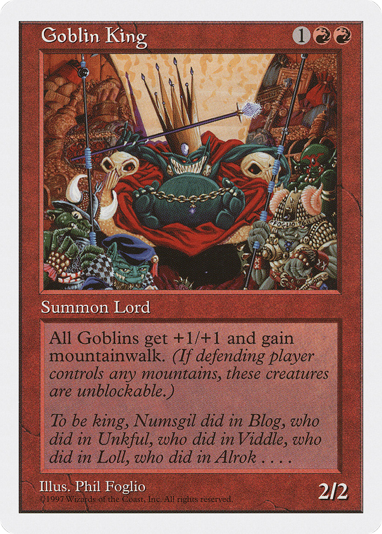 Goblin King | Fifth Edition #236