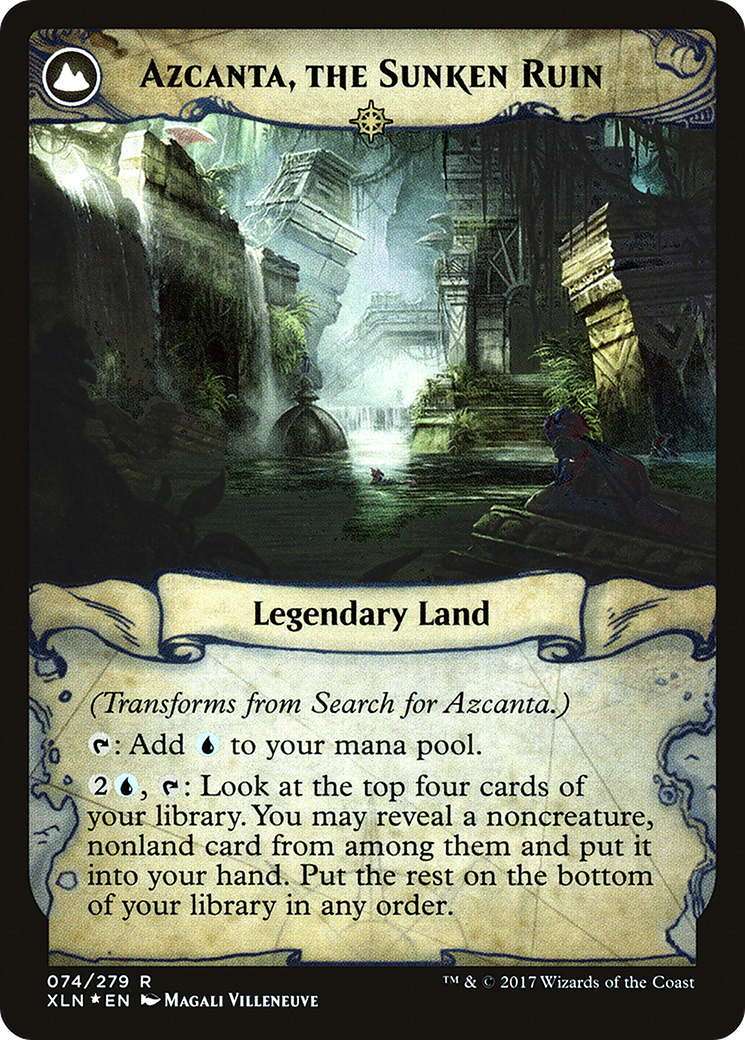 Search for Azcanta // Azcanta, the Sunken Ruin | Ixalan Promos #74s [foil]