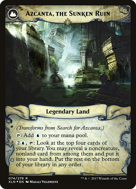 Search for Azcanta // Azcanta, the Sunken Ruin | Ixalan Promos #74s [foil]