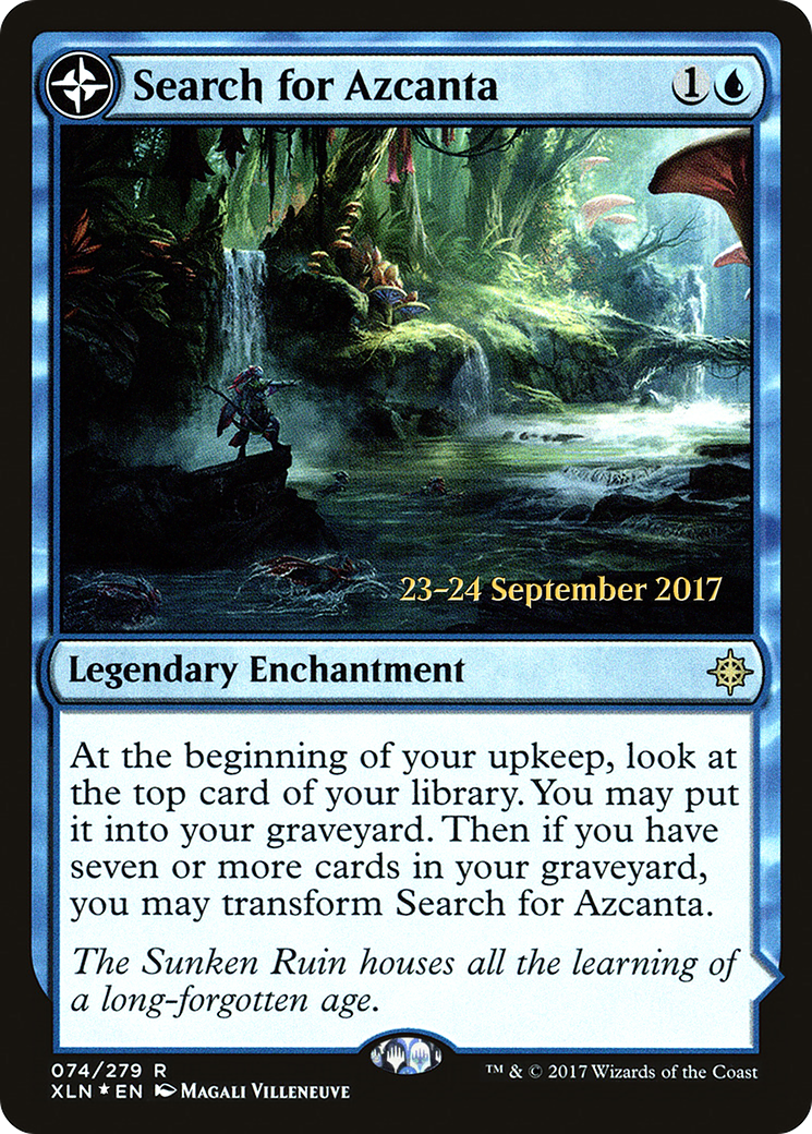 Search for Azcanta // Azcanta, the Sunken Ruin | Ixalan Promos #74s [foil]