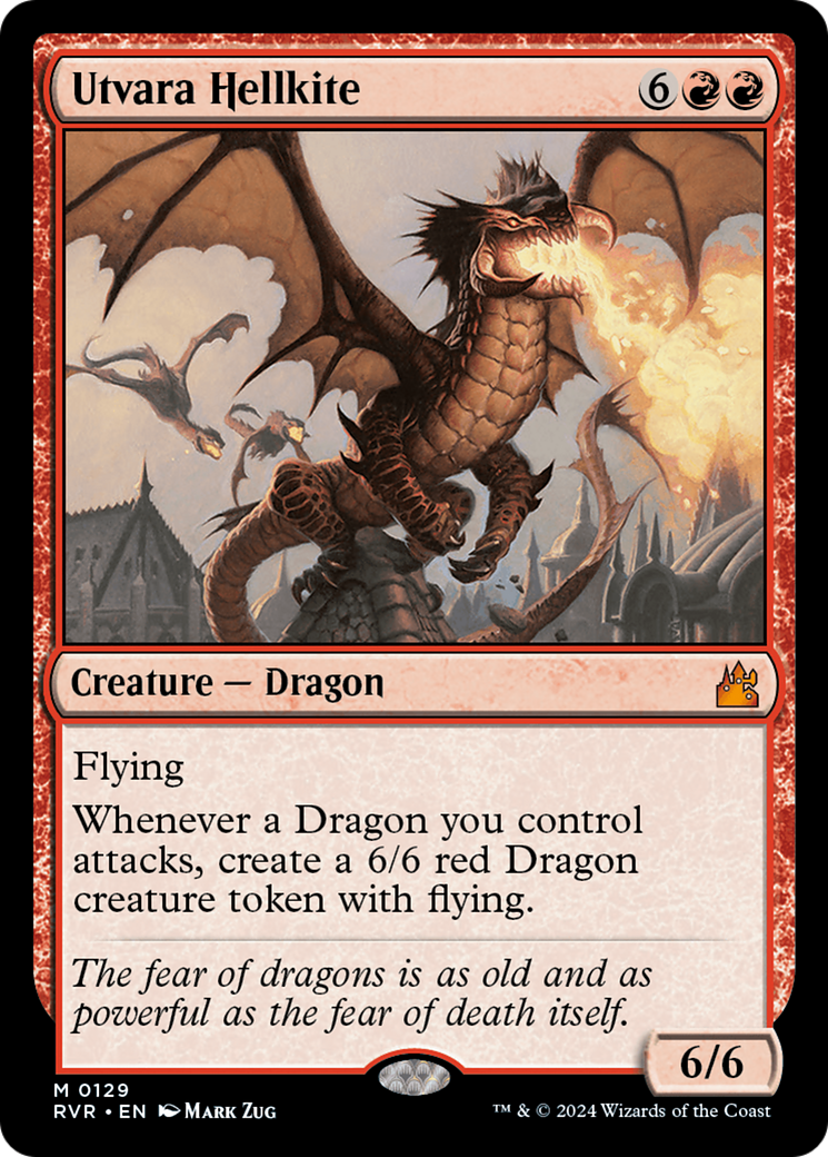 Utvara Hellkite | Ravnica Remastered #129 [foil]
