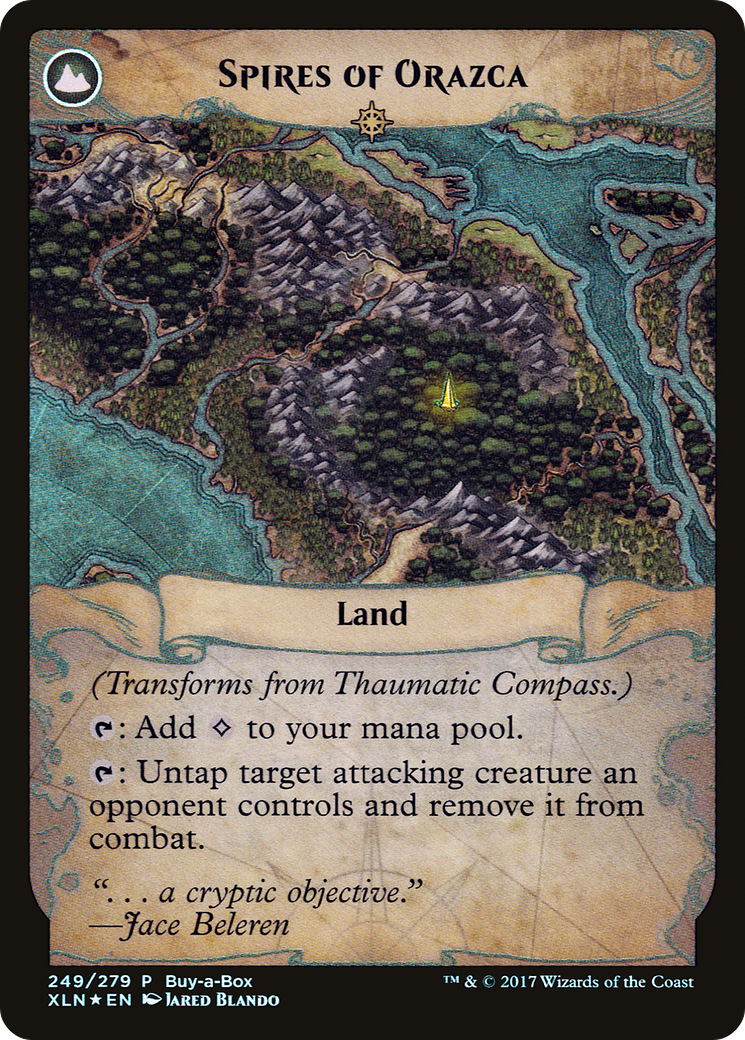 Thaumatic Compass // Spires of Orazca | XLN Treasure Chest #249 [foil]