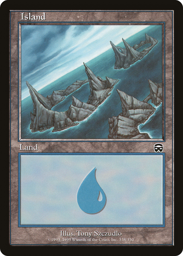 Island | Mercadian Masques #338 [foil]