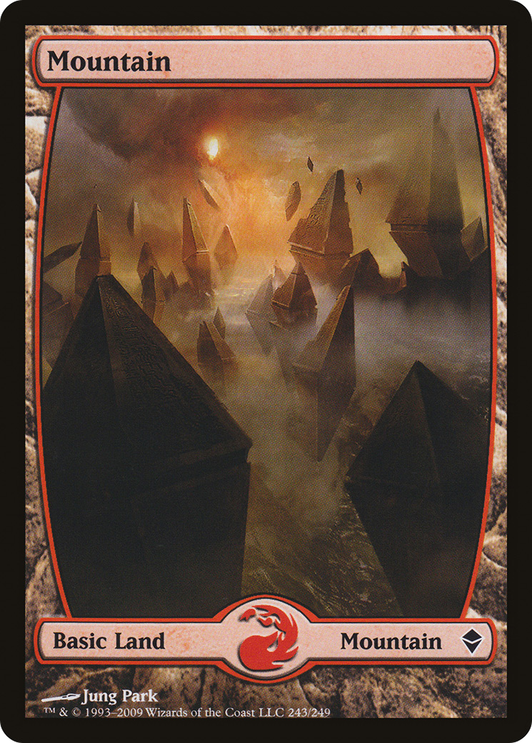 Mountain | Zendikar #243 [foil]