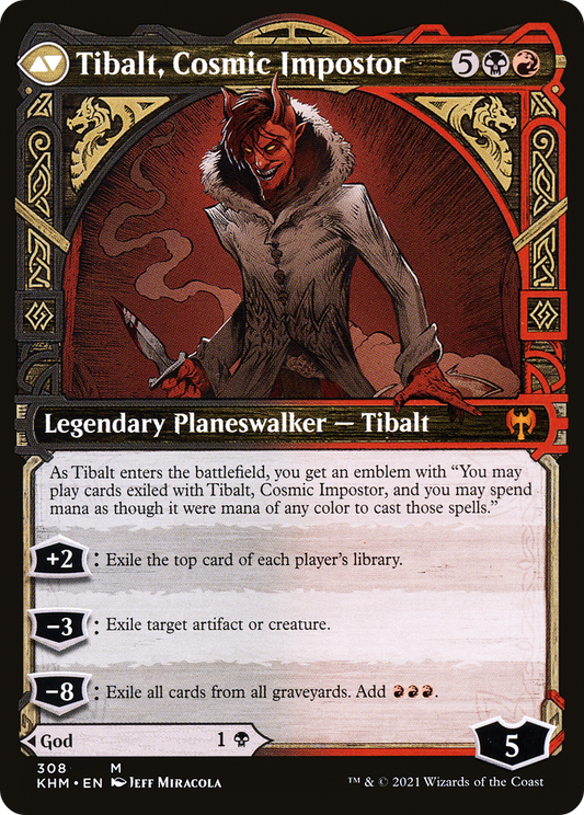 Valki, God of Lies // Tibalt, Cosmic Impostor | Kaldheim #308