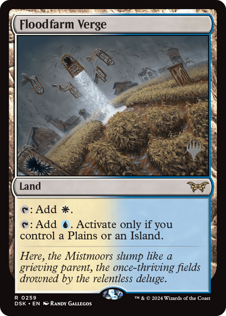 Floodfarm Verge | Duskmourn: House of Horror Promos #259p [foil]