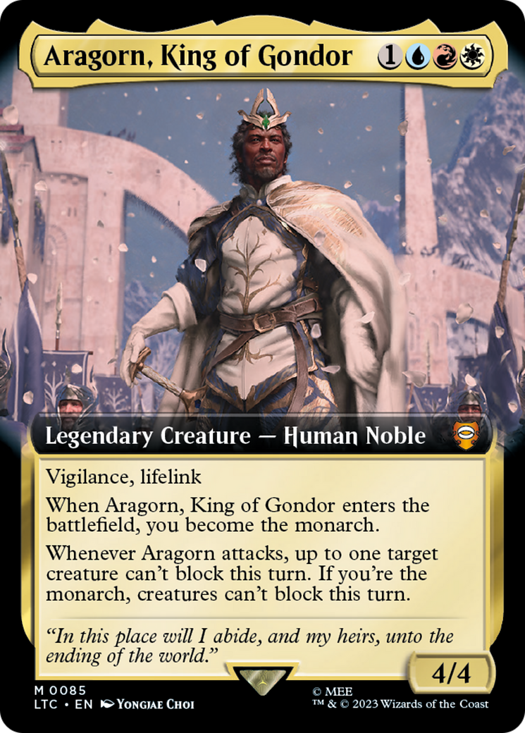 Aragorn, King of Gondor | Tales of Middle-earth Commander #85