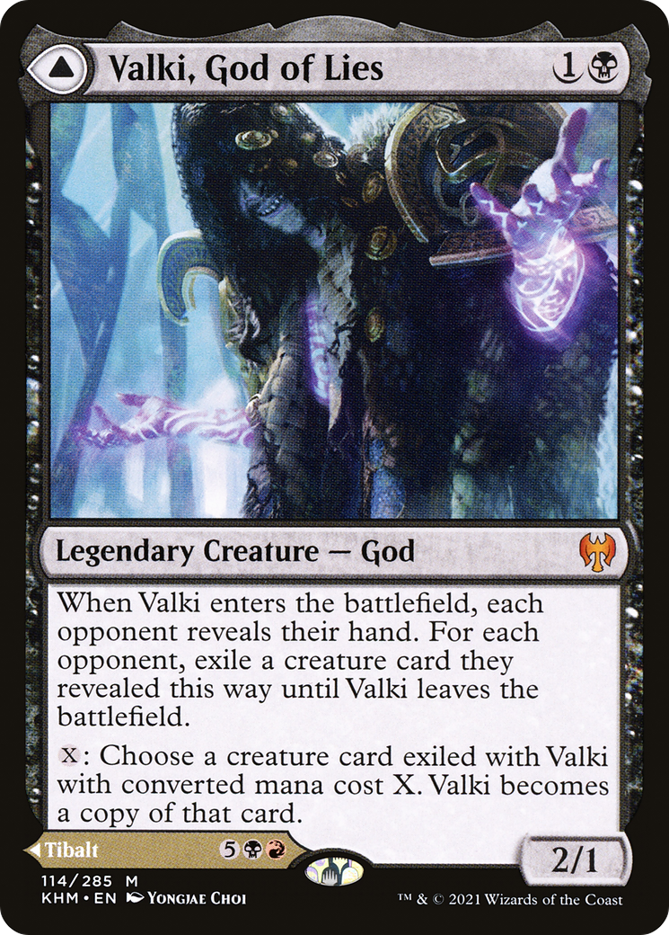 Valki, God of Lies // Tibalt, Cosmic Impostor | Kaldheim #114 [foil]