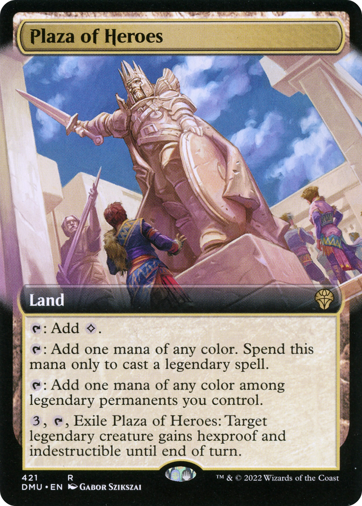 Plaza of Heroes | Dominaria United #421 [foil]