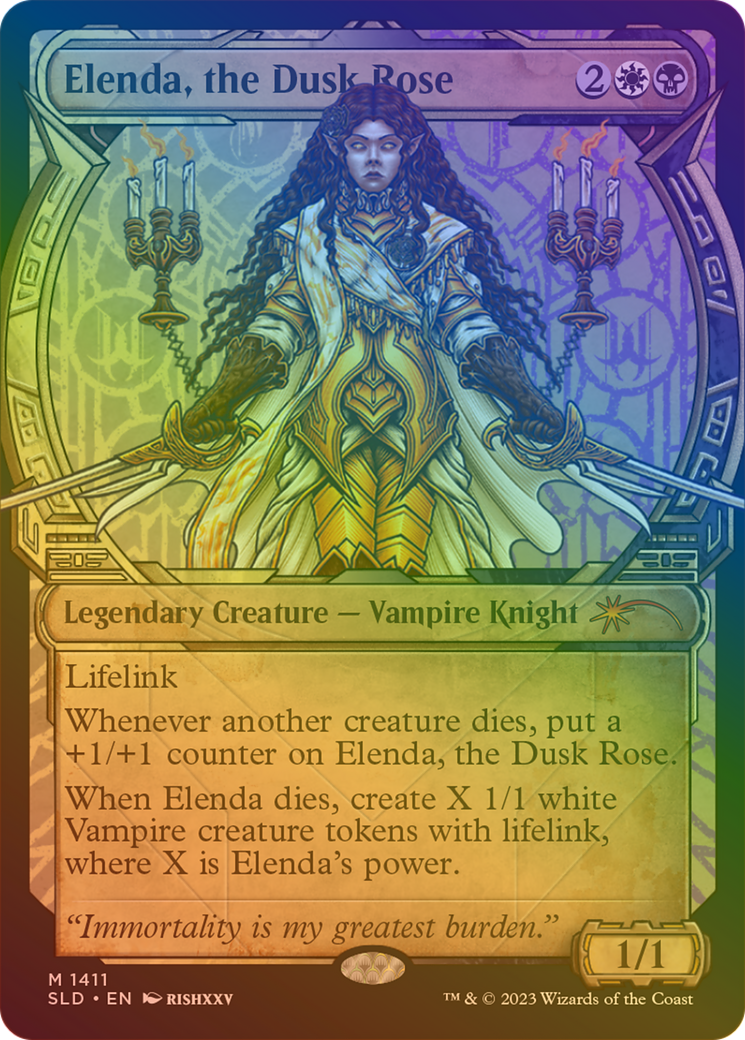 Elenda, the Dusk Rose | Secret Lair Drop #1411s [foil]