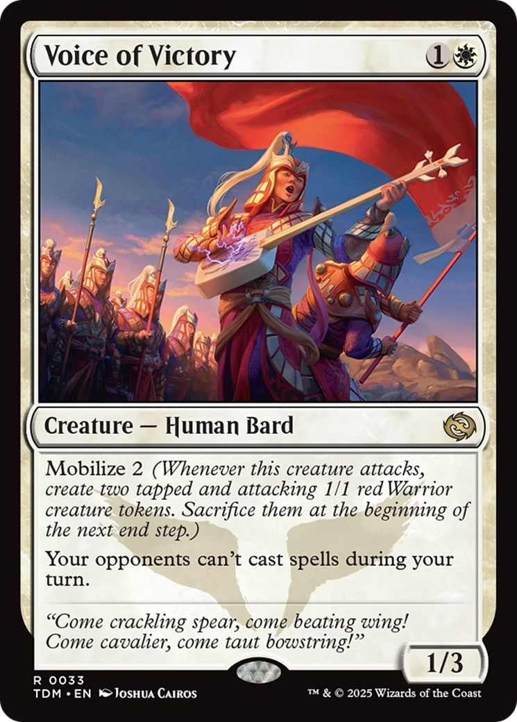 Voice of Victory | Tarkir: Dragonstorm #33