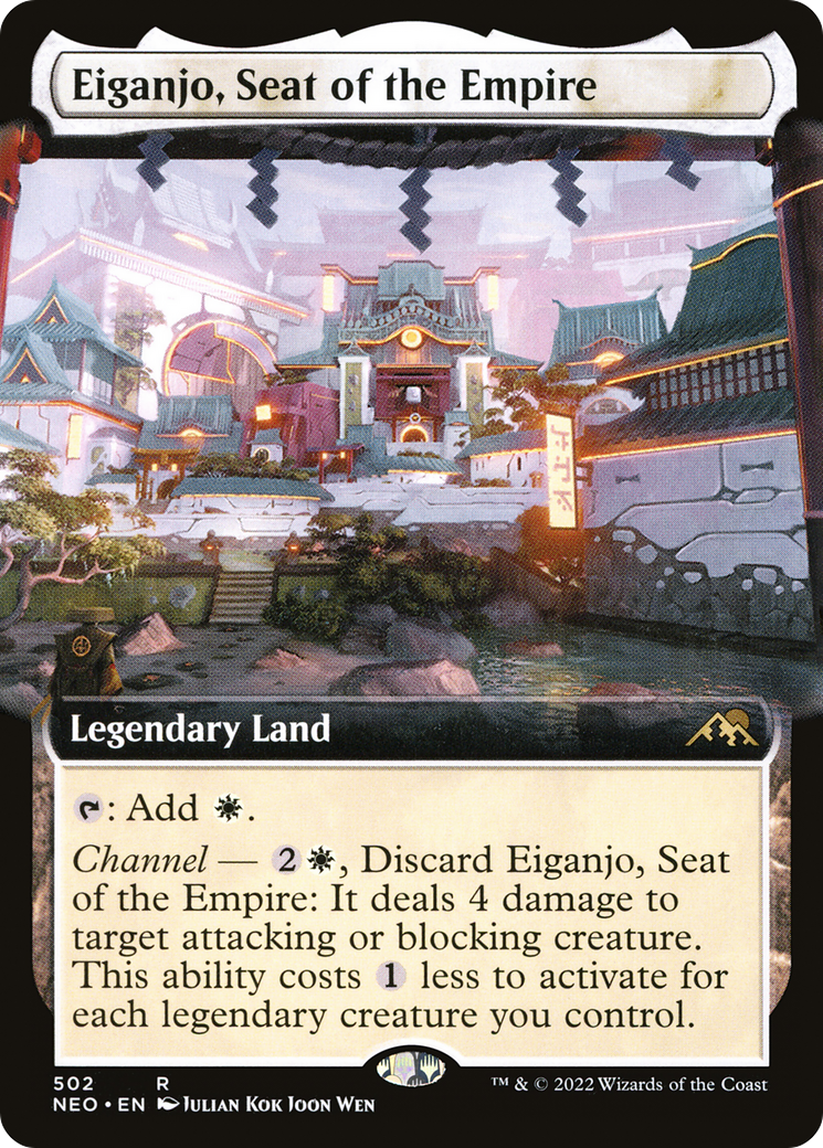 Eiganjo, Seat of the Empire | Kamigawa: Neon Dynasty #502 [foil]