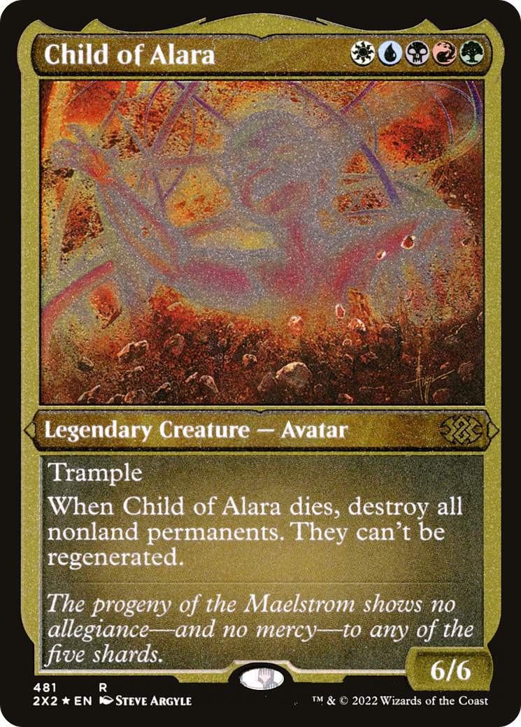 Child of Alara | Double Masters 2022 #481 [etched]