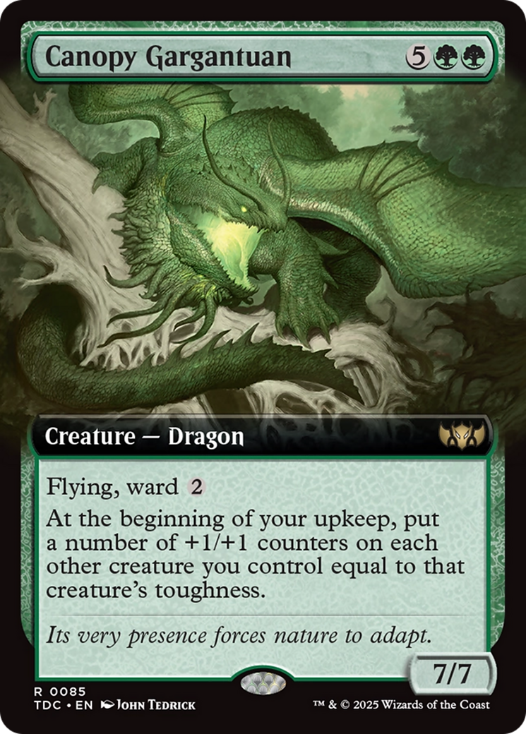 Canopy Gargantuan | Tarkir: Dragonstorm Commander #85