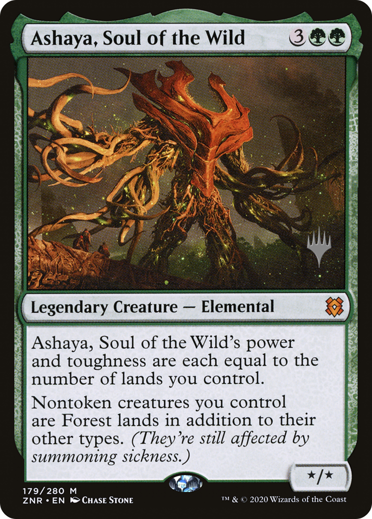 Ashaya, Soul of the Wild | Zendikar Rising Promos #179p