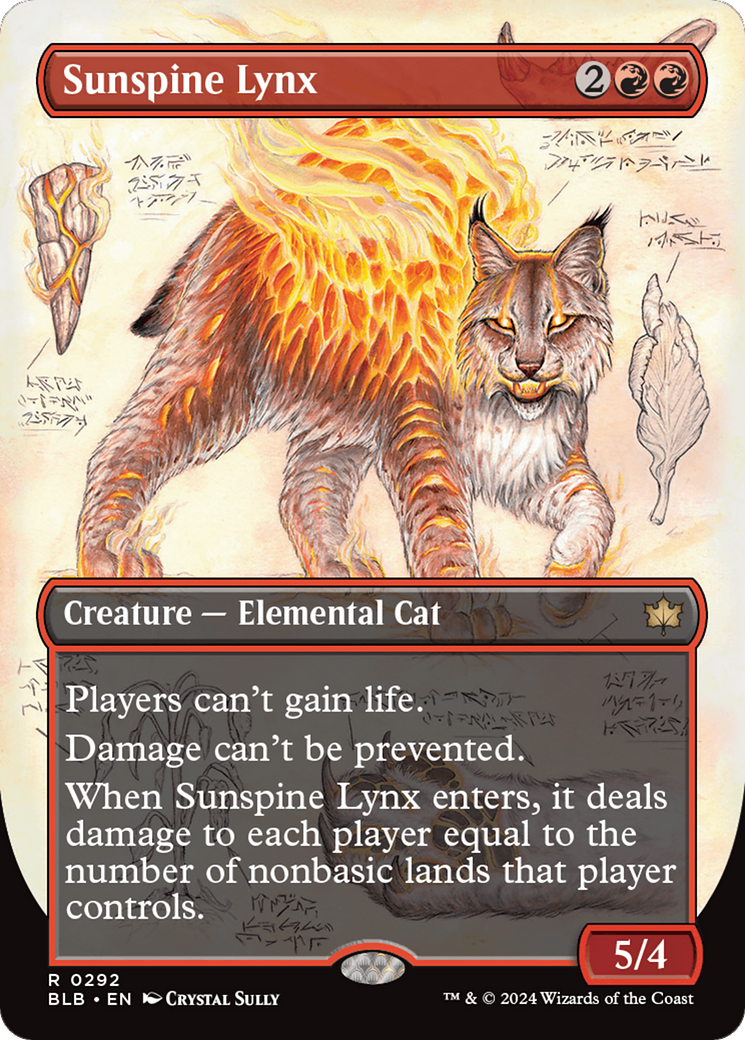 Sunspine Lynx | Bloomburrow #292 [foil]