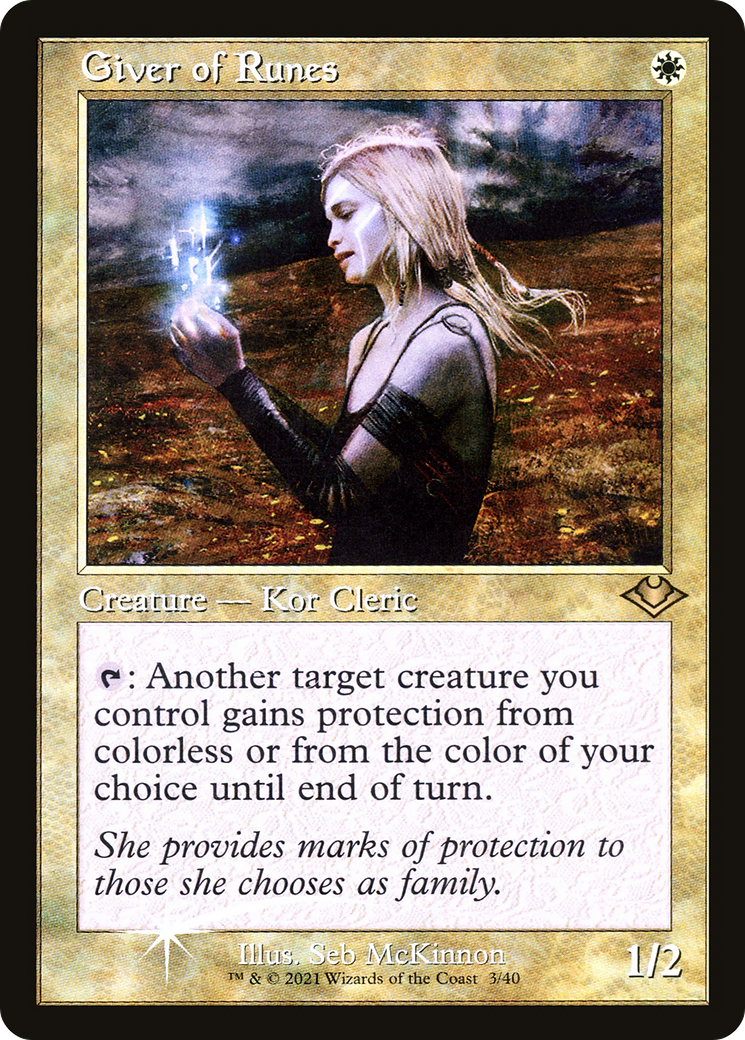 Giver of Runes | Modern Horizons 1 Timeshifts #3 [etched]