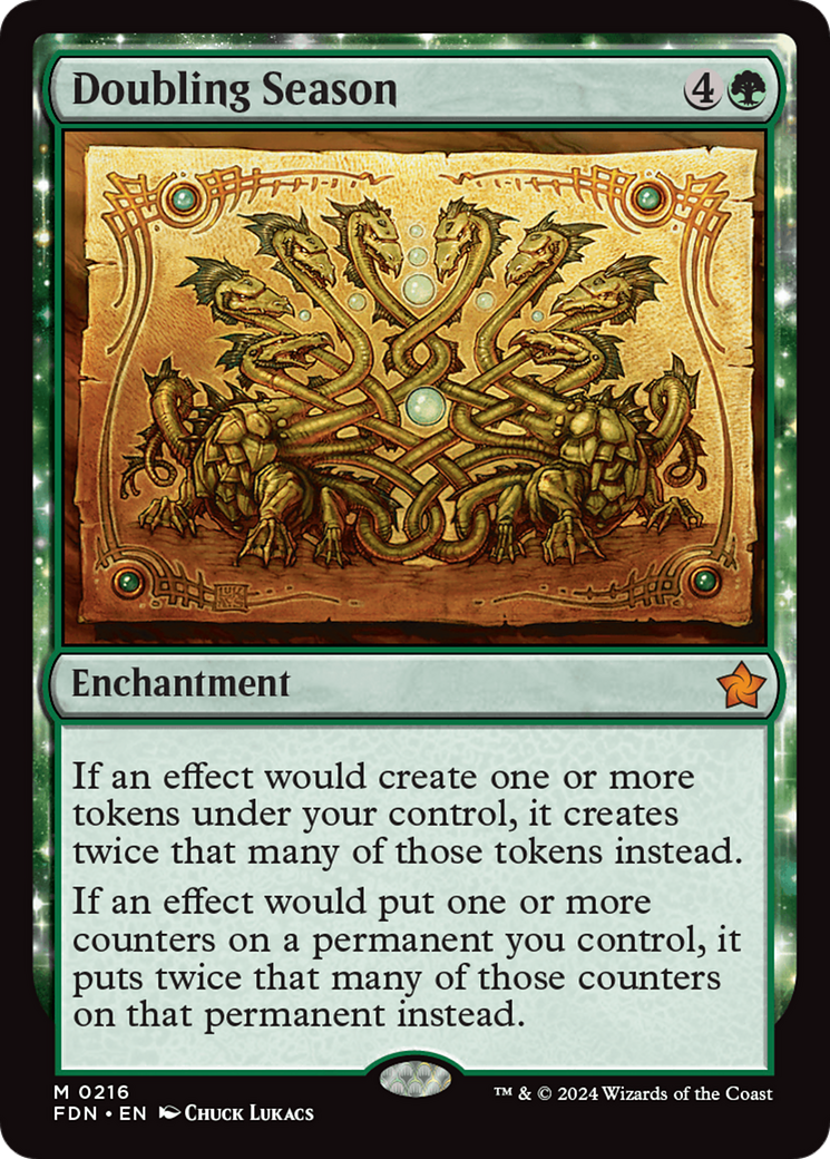 Doubling Season | Foundations #216 [foil]