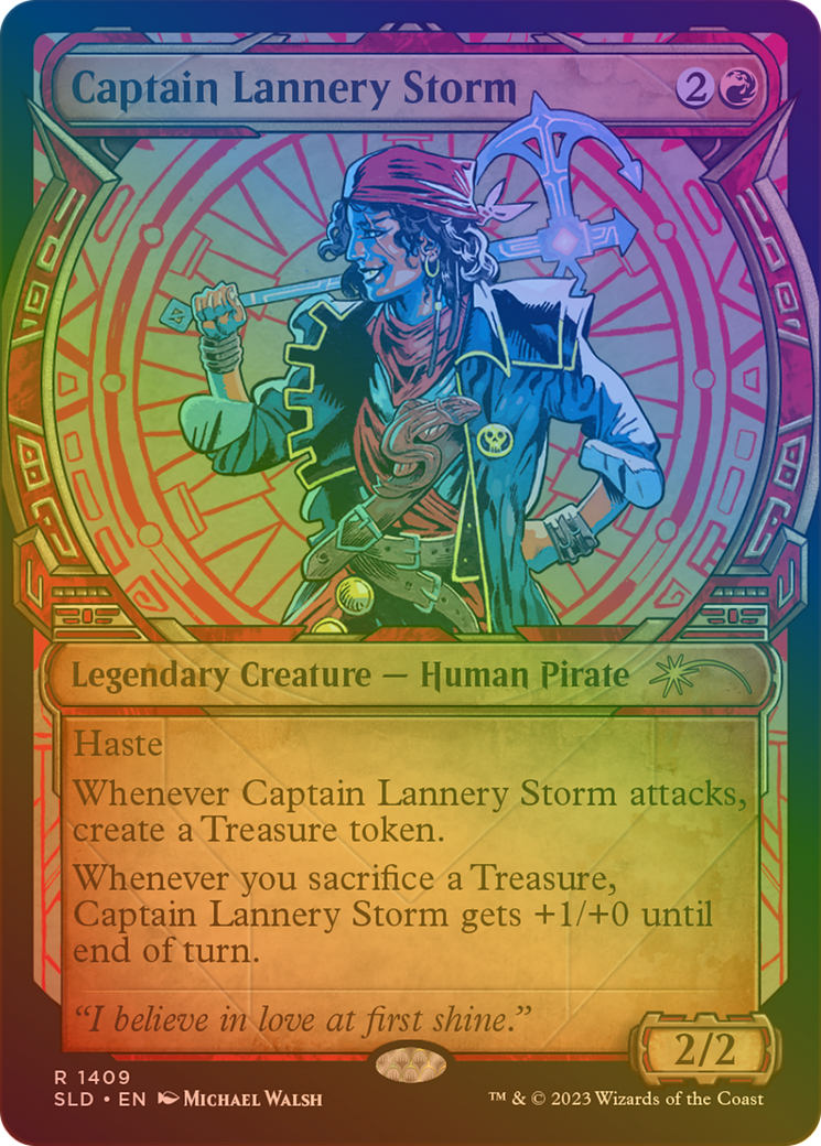 Captain Lannery Storm | Secret Lair Drop #1409s [foil]
