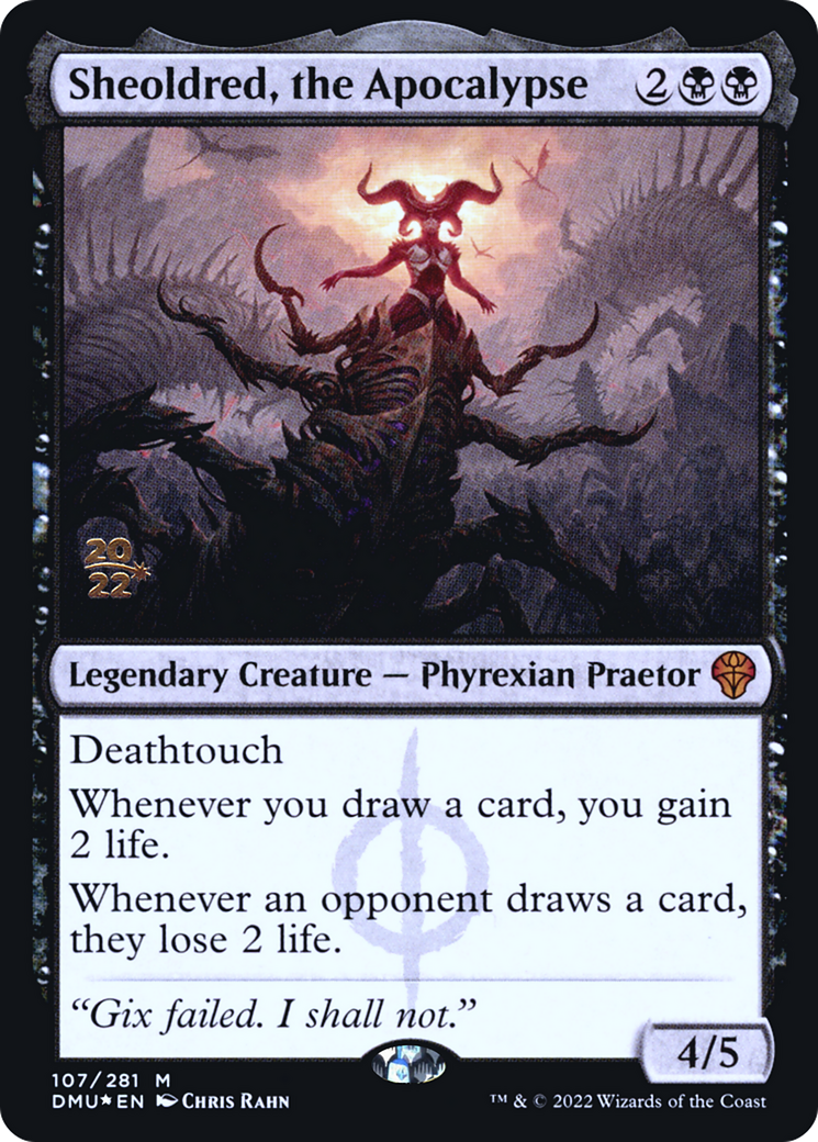 Sheoldred, the Apocalypse | Dominaria United Promos #107s [foil]