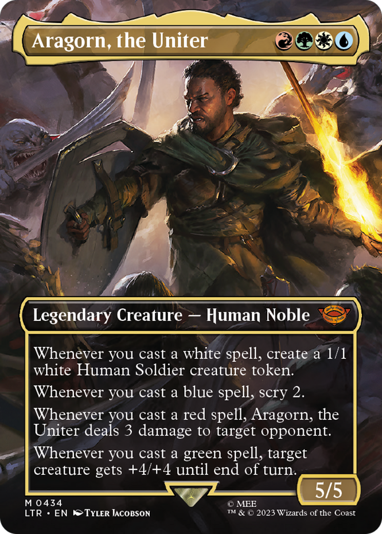 Aragorn, the Uniter | The Lord of the Rings: Tales of Middle-earth #434 [foil]