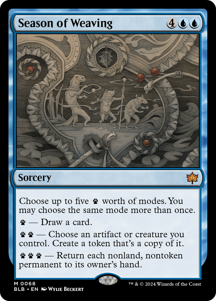 Season of Weaving | Bloomburrow #68 [foil]