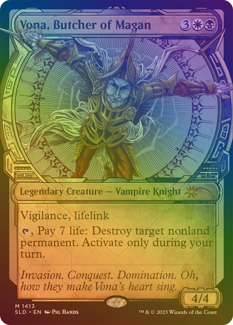Vona, Butcher of Magan | Secret Lair Drop #1413s [foil]