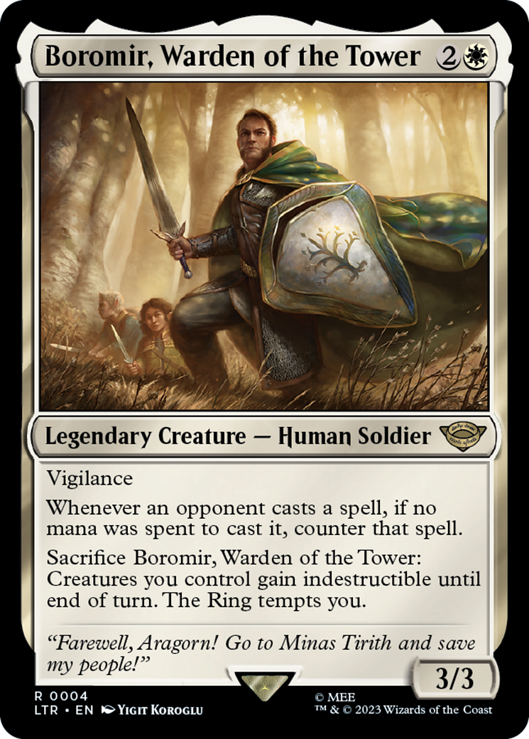 Boromir, Warden of the Tower | The Lord of the Rings: Tales of Middle-earth #4 [foil]