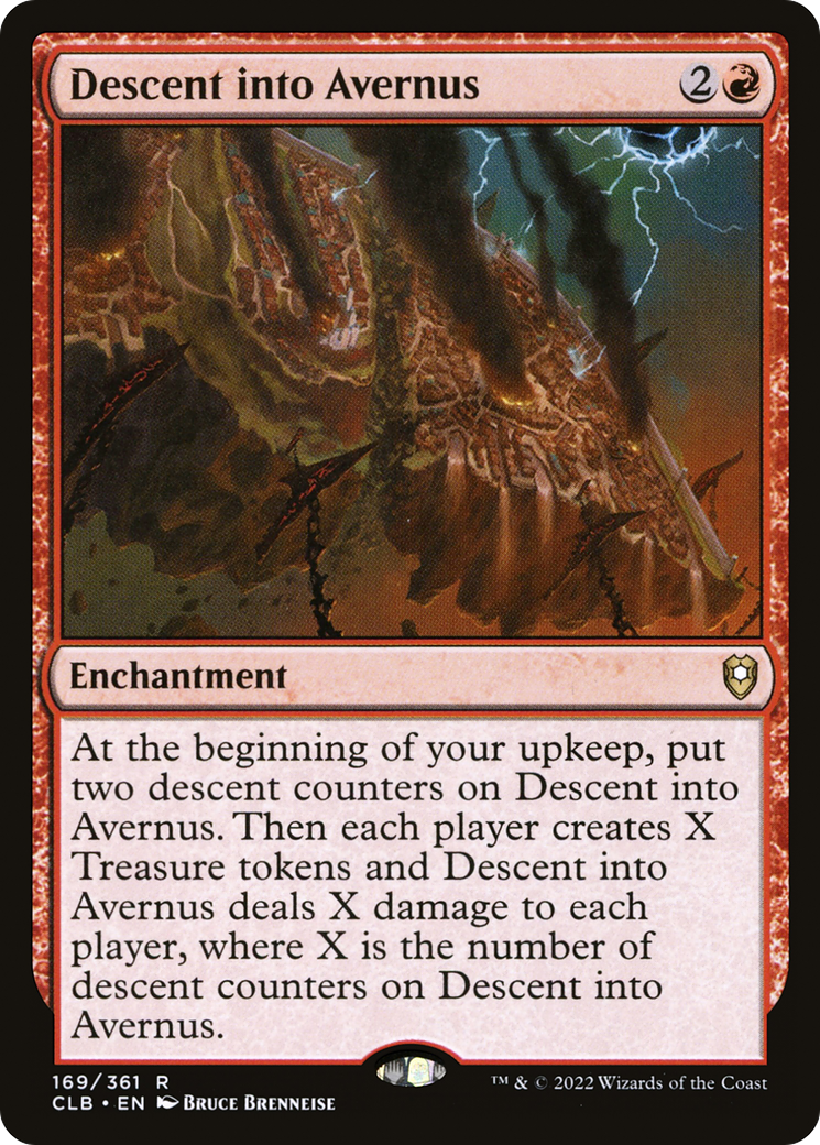 Descent into Avernus | Commander Legends: Battle for Baldur's Gate #169 [foil]