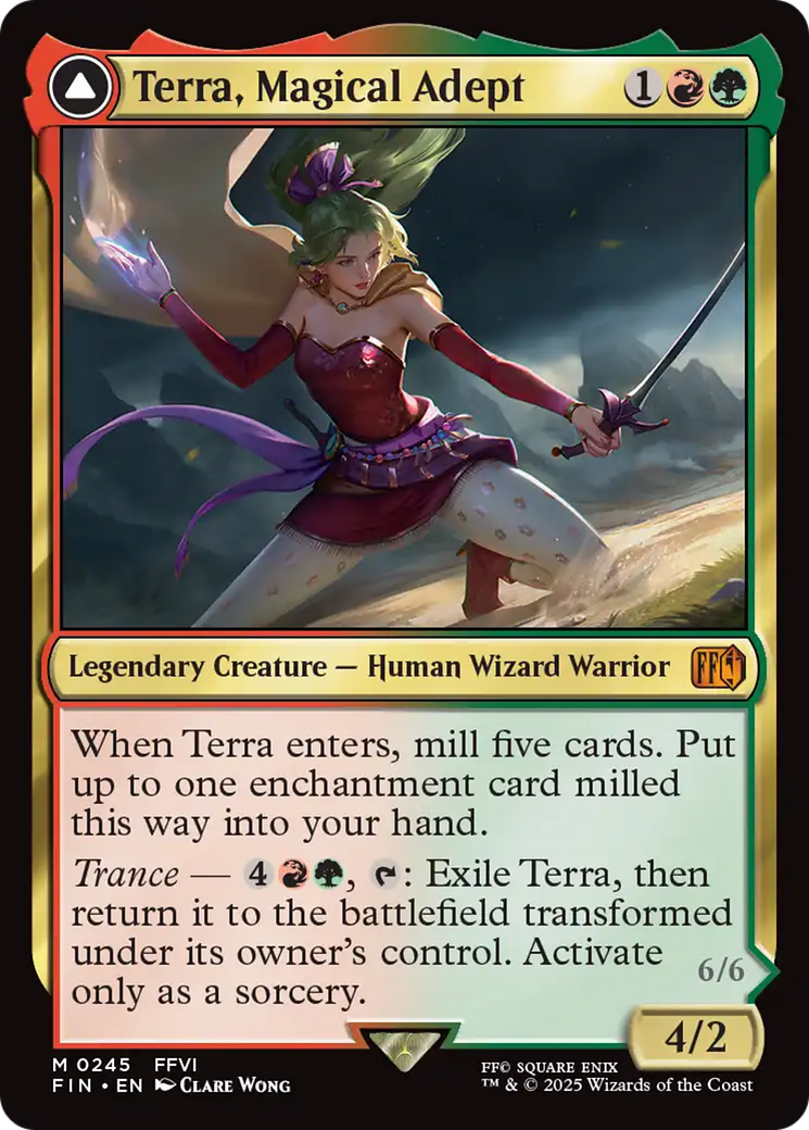 Terra, Magical Adept // Esper Terra | Final Fantasy #245 [foil]