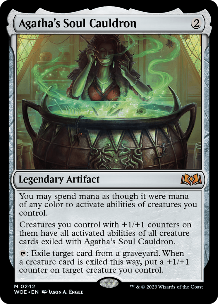 Agatha's Soul Cauldron | Wilds of Eldraine #242 [foil]