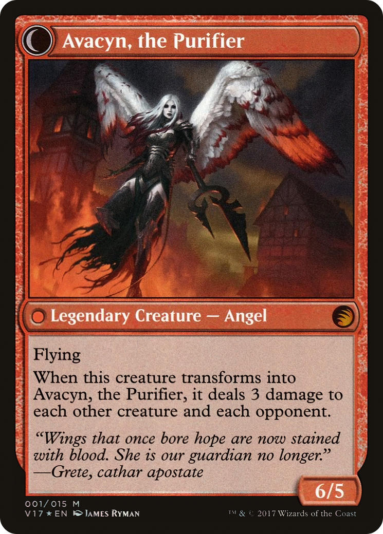 Archangel Avacyn // Avacyn, the Purifier | From the Vault: Transform #1 [foil] back face