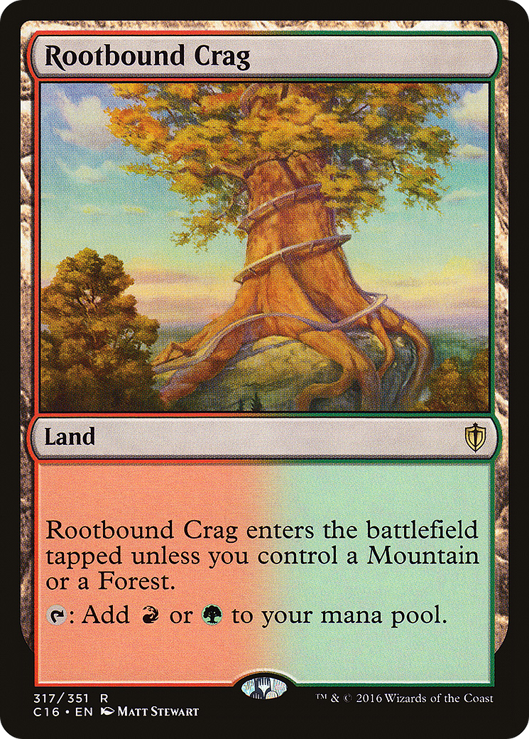 Rootbound Crag | Commander 2016 #317