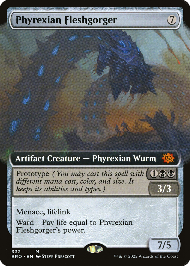 Phyrexian Fleshgorger | The Brothers' War #332 [foil]