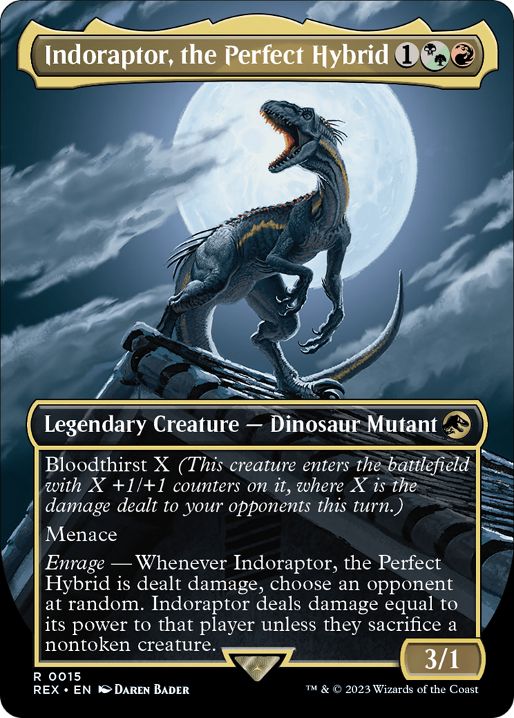Indoraptor, the Perfect Hybrid | Jurassic World Collection #15 [foil]