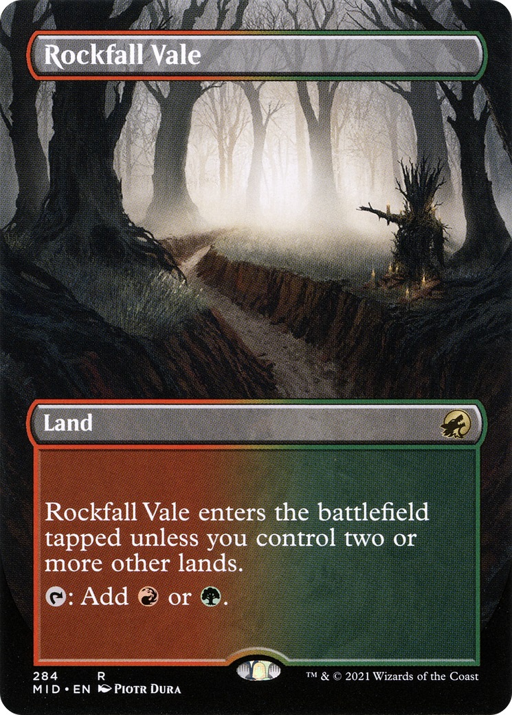 Rockfall Vale | Innistrad: Midnight Hunt #284 [foil]