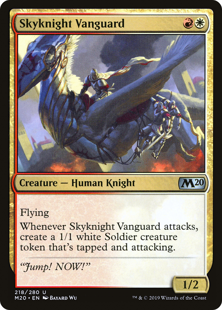 Skyknight Vanguard | Core Set 2020 #218 [foil]