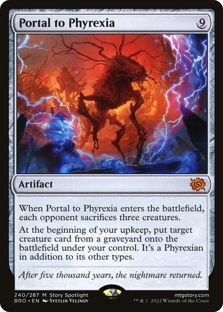Portal to Phyrexia | The Brothers' War #240 [foil]