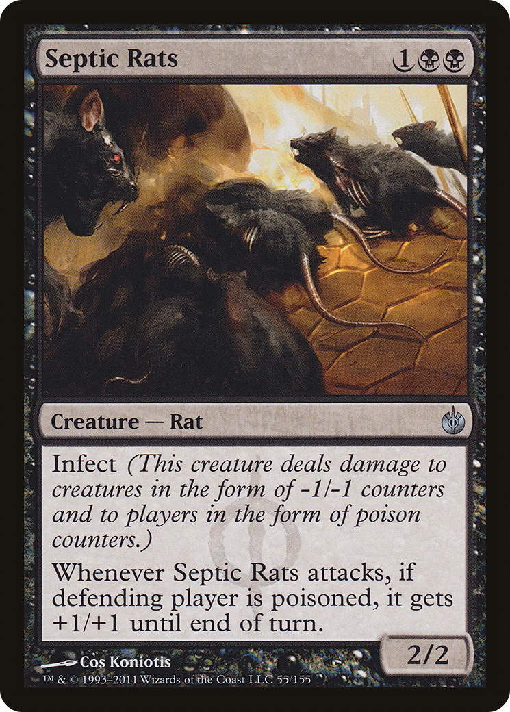 Septic Rats | Mirrodin Besieged #55 [foil]