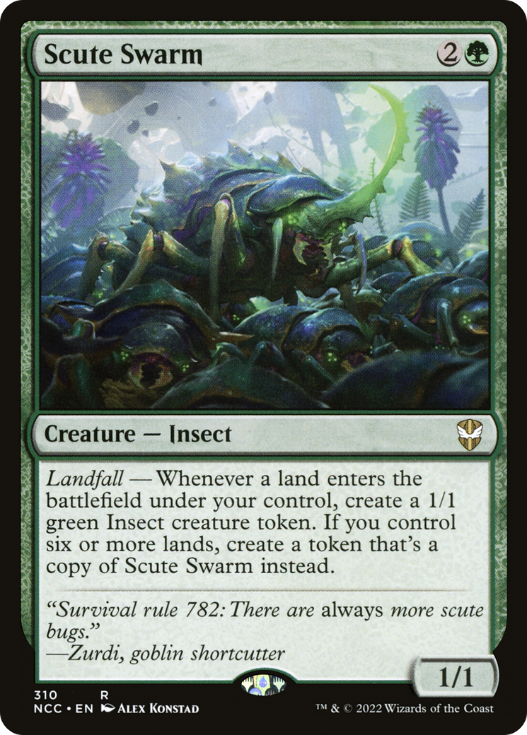 Scute Swarm | New Capenna Commander #310