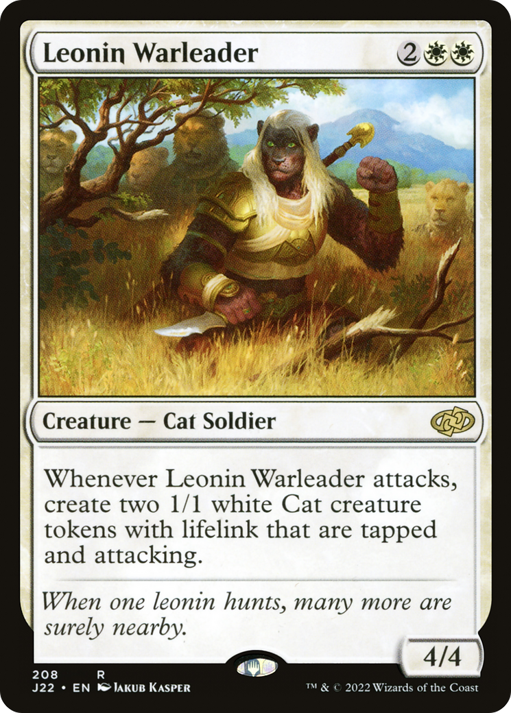 Leonin Warleader | Jumpstart 2022 #208