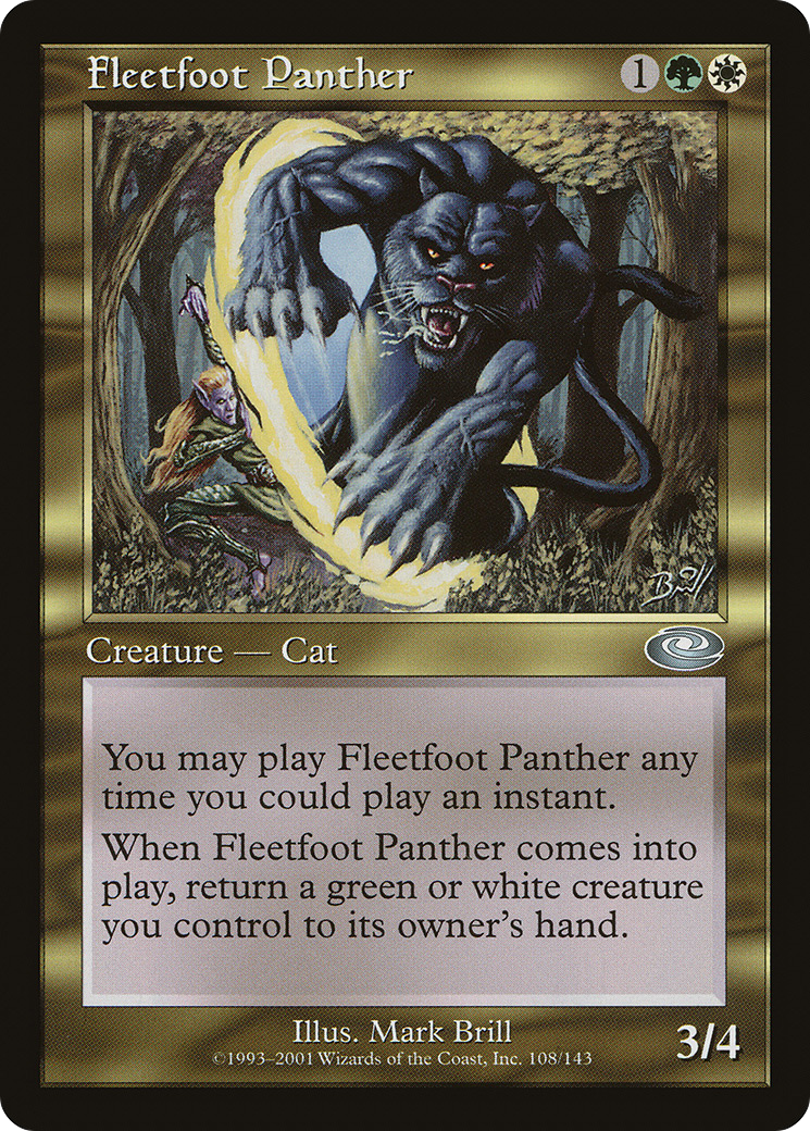 Fleetfoot Panther | Planeshift #108 [foil]