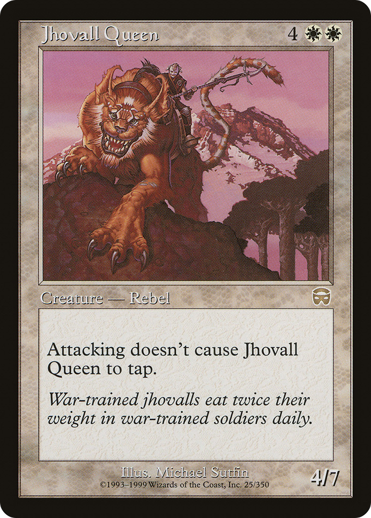 Jhovall Queen | Mercadian Masques #25 [foil]