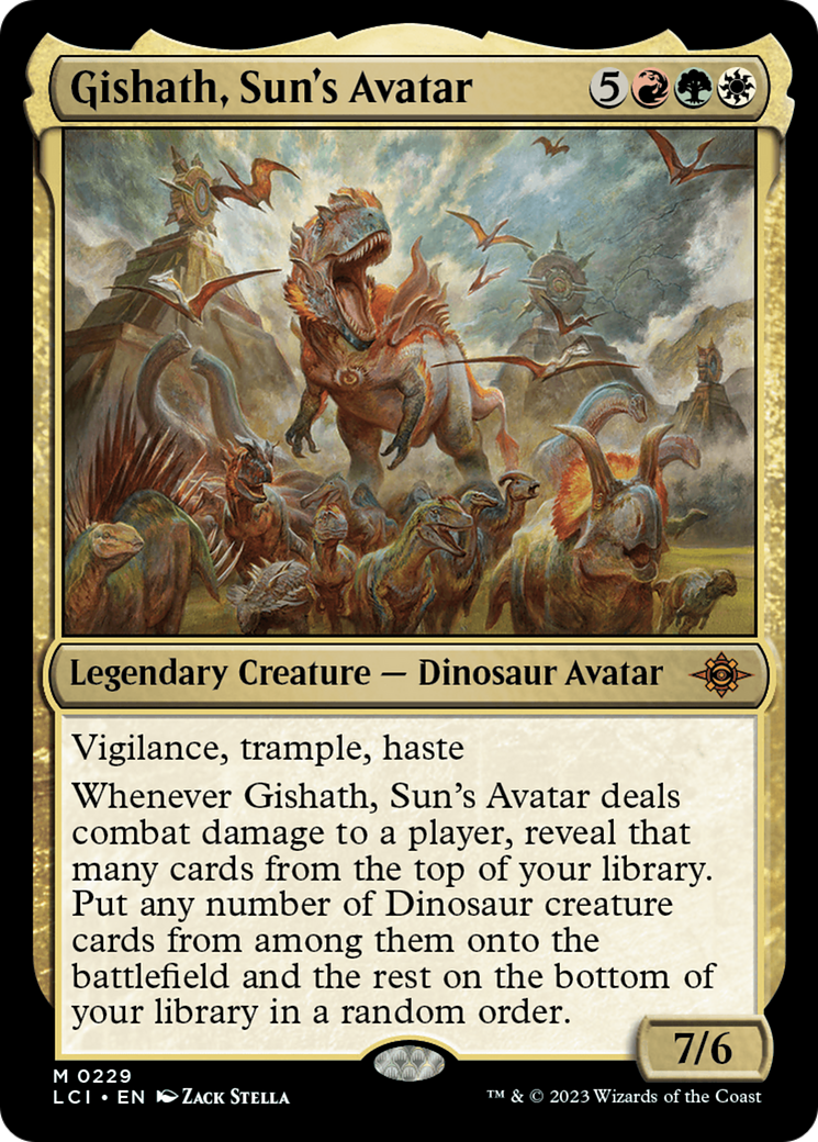 Gishath, Sun's Avatar | The Lost Caverns of Ixalan #229