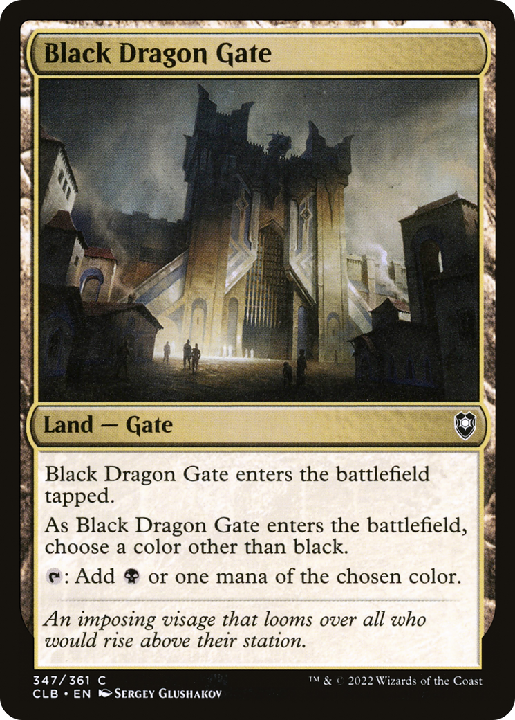 Black Dragon Gate | Commander Legends: Battle for Baldur's Gate #347 [foil]