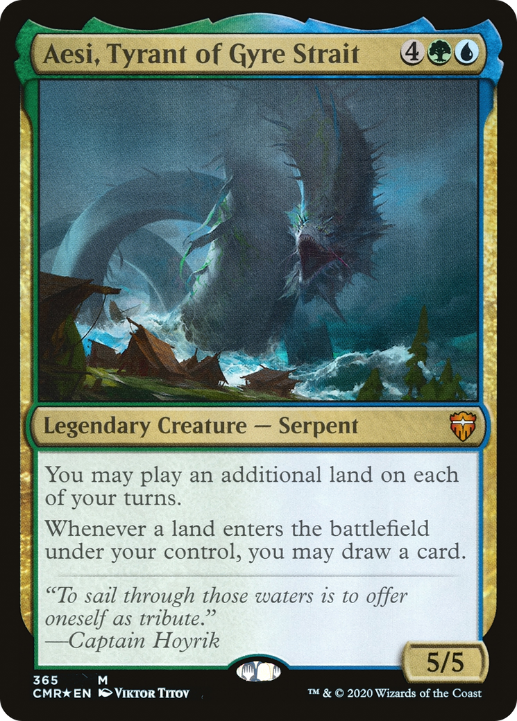 Aesi, Tyrant of Gyre Strait | Commander Legends #365 [foil]