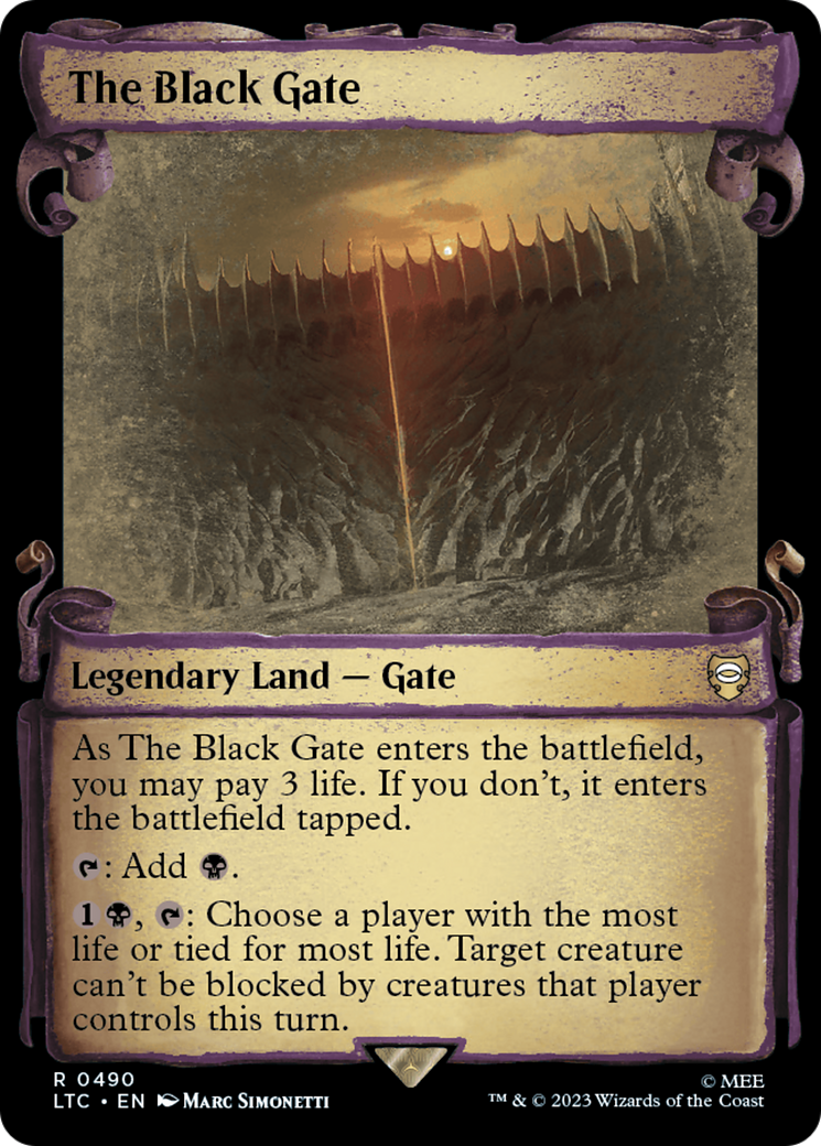 The Black Gate | Tales of Middle-earth Commander #490 [foil]